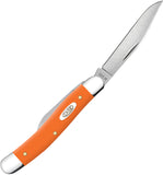 Case Cutlery Medium Jack Smooth Orange Folding Stainless Pocket Knife 80517