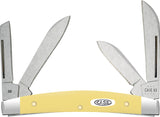 Case Cutlery Small Congress Yellow Smooth Folding Stainless Pocket Knife 81098