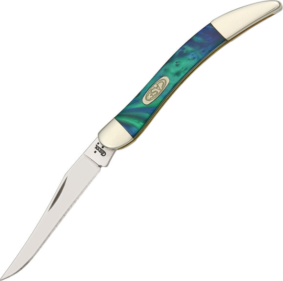 Case Cutlery XX Sm Texas Toothpick Aquarius Folding Blade Pocket Knife 910096AQ
