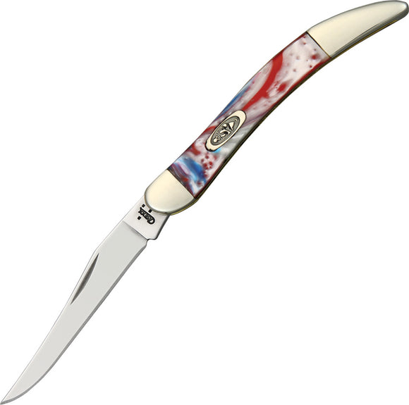 Case Cutlery Star Spangle Small Toothpick Folding Pocket Knife USA 910096STAR