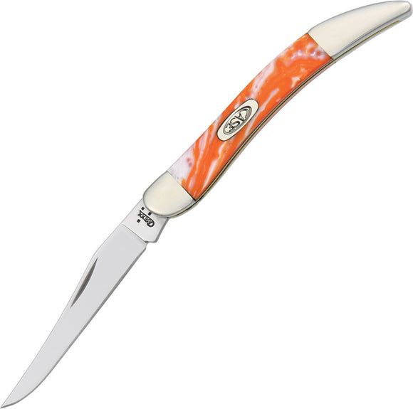 Case Cutlery Orange Tennessee Small Toothpick Folding Pocket Knife USA 910096TN