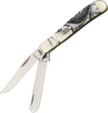 Case Cutlery Ivory Quartz Mini Trapper XX Folding Pocket Knife USA Made 9207IQ