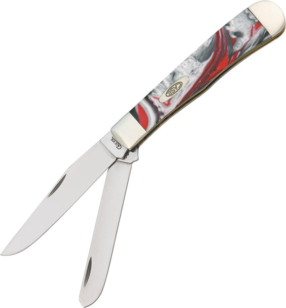 Case Cutlery Men in Black Gray Black Trapper XX Folding Pocket Knife USA 9254MB