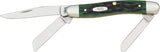 Case Cutlery Bermuda Green Med Stockman Folding Pocket Knife XX USA 9721