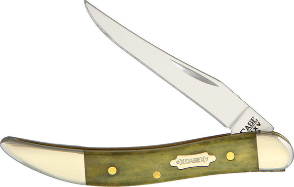 Case XX 125th Tiny Toothpick Olive Bone Handle 610096SS Folding Knife C18800