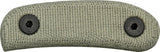 ESEE Green Canvas Micarta Candiru Knife Handle w/ Mounting Hardware