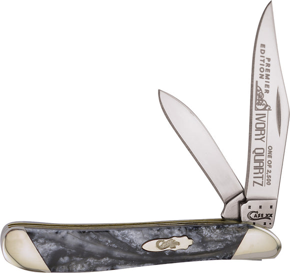 Case XX Peanut Ivory Quartz Corelon Handle Limited Edition Folding Knife S9220IQ