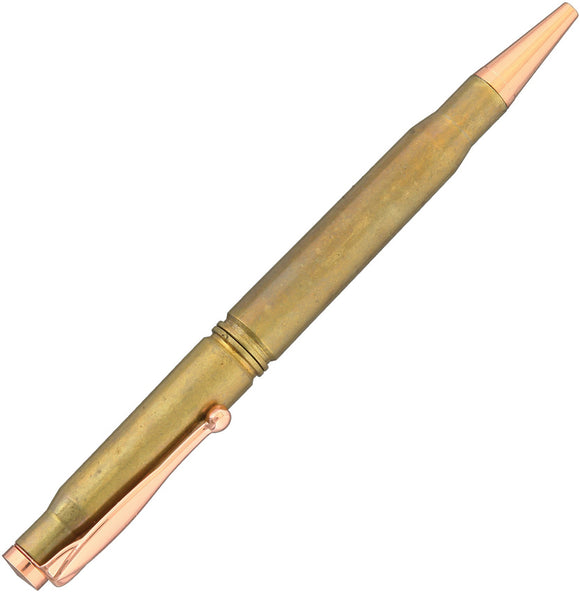 Caliber Gourmet Brass Bullet Ball Point Pen Twist To Open 1014