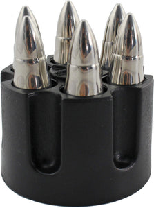 Caliber Gourmet Stainless Bullet Chillers 1.88"  Set Of Six 1046