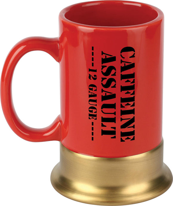 Caliber Gourmet Caffeine Assault Shotgun Shell Ceramic Mug M1008