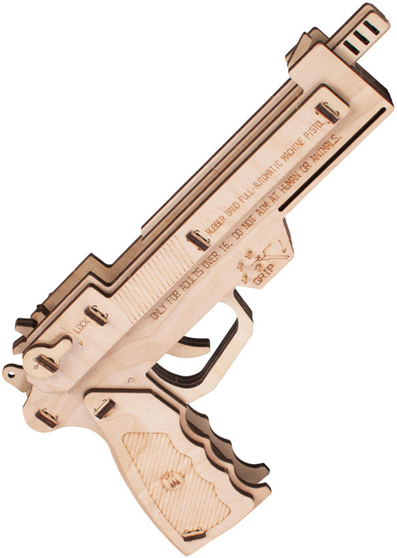 Caliber Gourmet 3D Wood Rubber Band Gun Puzzle P2L01HG
