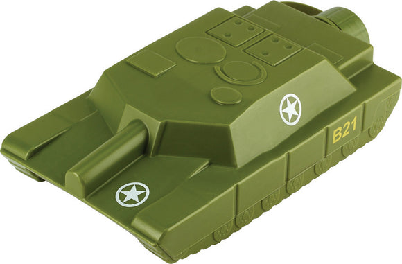 Caliber Gourmet Tank 16 Oz. Green Plastic Flask SGTFLASK