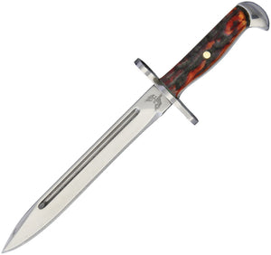 Combat Ready Mini M1 Brown Stag Bone Stainless Fixed Blade Knife 349
