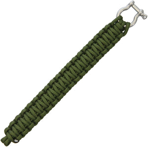 Combat Ready 9'' OD Green Paracord Survival Bracelet 364