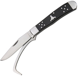 Cattleman's Cutlery Farriers Companion Black Hoof Pick Blade Folding Knife 0067BD