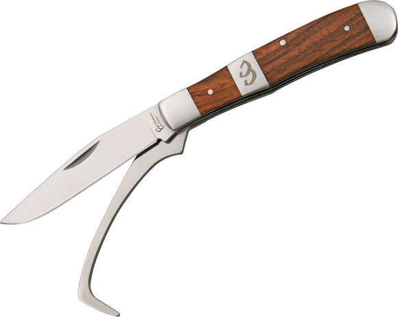 Cattleman's Cutlery Stockyard Farriers Companion Rosewood Folding Knife 0067RW2