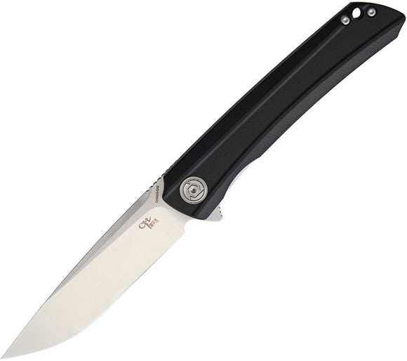 CH Knives Linerlock Black G10 Folding D2 Steel Drop Point Pocket Knife 3002BK