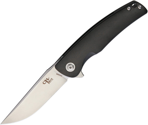 CH KNIVES Linerlock Black G10 Folding Pocket Knife Flipper 3006