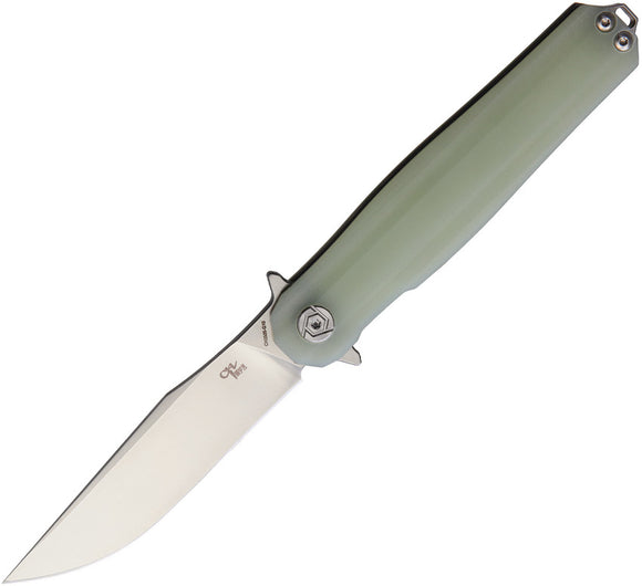 CH KNIVES Linerlock Jade G10 Folding D2 Pocket Knife Flipper 3505cr