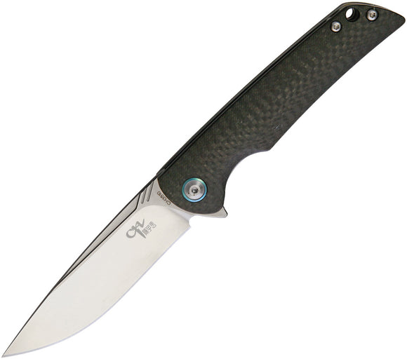 CH KNIVES Linerlock CarbonFiber Folding Pocket Knife 3510