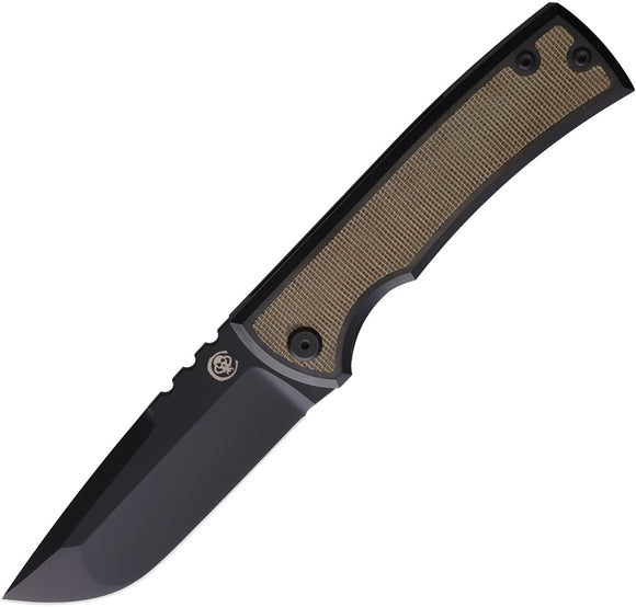 Chaves Redencion 229 Framelock Brown Titanium M390 DP Folding Knife 002