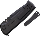 Chaves Redencion 229 Framelock Black Titanium M390 Tanto Folding Knife 005