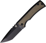 Chaves Redencion 229 Framelock Green Titanium M390 Tanto Folding Knife 006