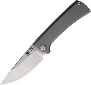 Chaves RCK9 Framelock Gray Titanium M390 DP Folding Knife 009