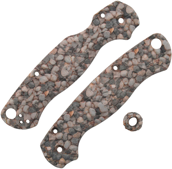 Chroma Scales Spyderco Para Military 2 Pebbles Knife Handle Scales 10011001