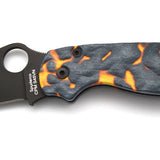 Chroma Scales Spyderco Para Military 2 Lava Knife Handle Scales w/ Bead 10011201