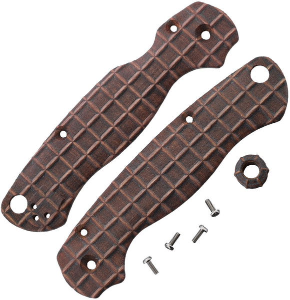Chroma Scales Spyderco Para Military 2 Wood Coffer Knife Handle Scales 10011901