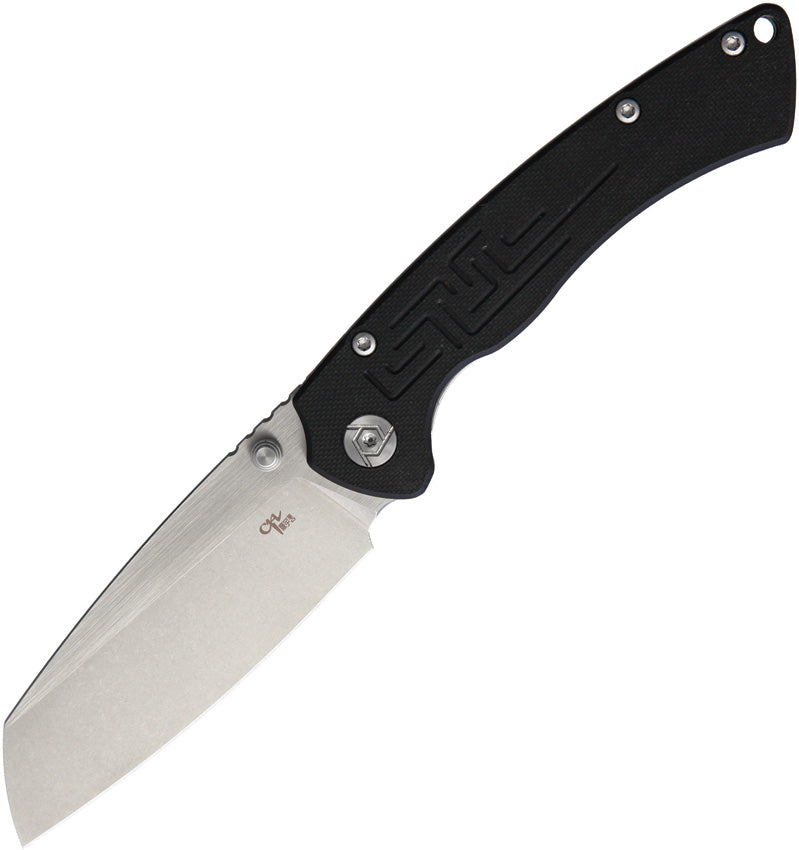 CH Knives Toucan Linerlock Black G10 Folding D2 Steel Pocket Knife TOU ...