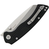 CH Knives Toucan Linerlock Black G10 Folding D2 Steel Pocket Knife TOUCANBK