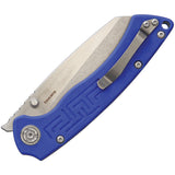 CH KNIFE Toucan Blue G10 Linerlock D2 Steel Folding Knife TOUCANS