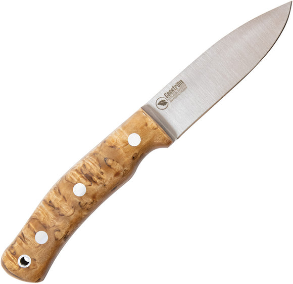 Casstrom No 10 Forest Curly Birch 14C28N Fixed Blade Knife 14118