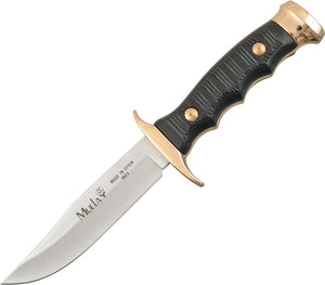Muela Premium 420C Stainless Fixed Bowie Knife w/ Leather Belt Sheath CI7100