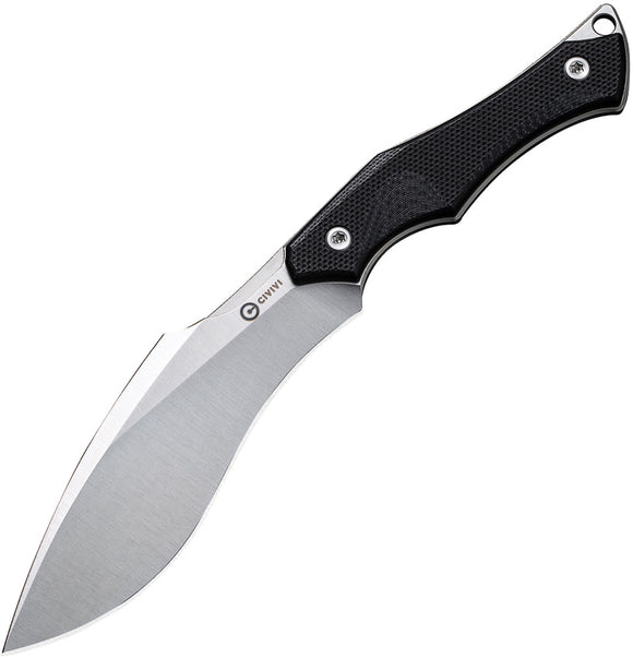 Civivi Vaquita II Black G10 Nitro-V Mini Kukri Fixed Blade Neck Knife 047C1