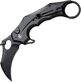 Civivi Incisor II Button Lock Black Aluminum Folding Nitro-V Pocket Knife 16016B1