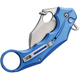 Civivi Incisor II Button Lock Blue Aluminum Folding Nitro-V Pocket Knife 16016B2