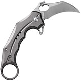 Civivi Incisor II Button Lock Gray Aluminum Folding Nitro-V Pocket Knife 16016B3