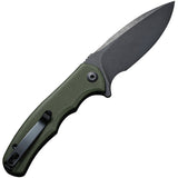 Civivi Mini Praxis Linerlock Green G10 Folding D2 Steel Pocket Knife 18026C1