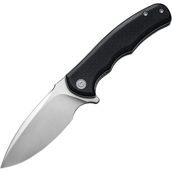 Civivi Mini Praxis Pocket Knife Linerlock Black G10 Folding D2 Steel 18026C2