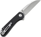 Civivi Elementum Linerlock Black G10 Folding Nitro-V Wharncliffe Knife 18062AF1