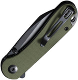 Civivi Elementum Linerlock OD Green G10 Folding Nitro-V Pocket Knife 18062AF2