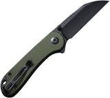 Civivi Elementum Linerlock OD Green G10 Folding Nitro-V Pocket Knife 18062AF2