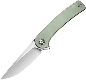 Civivi Mini Asticus Linerlock Jade G10 Folding 10Cr15CoMoV Pocket Knife 19026B3 - On Sale