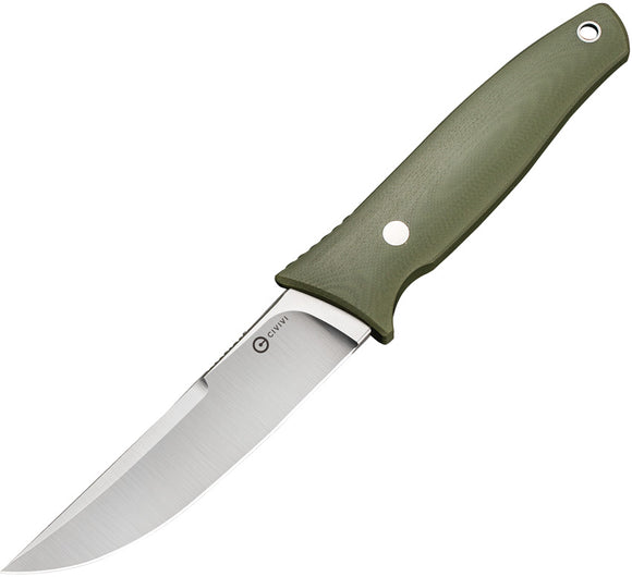 Civivi Tamashii OD Green G10 D2 Steel Fixed Blade Knife w/ Kydex Sheath 190462