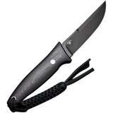 Civivi Tamashii Black G10 D2 Steel Fixed Blade Knife w/ Kydex Belt Sheath 190463