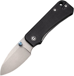 Civivi Baby Banter Linerlock Black G10 Folding Nitro-V Drop Point Knife 19068S1