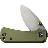 Civivi Baby Banter Linerlock Green G10 Folding Nitro-V Pocket Knife 19068S5